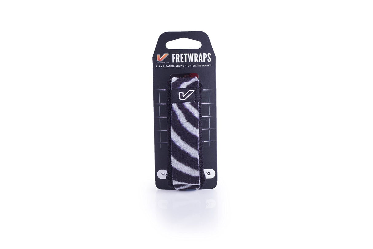 Gruv Gear FretWraps String Muter, Wild Zebra, 1-Pack, Extra Large