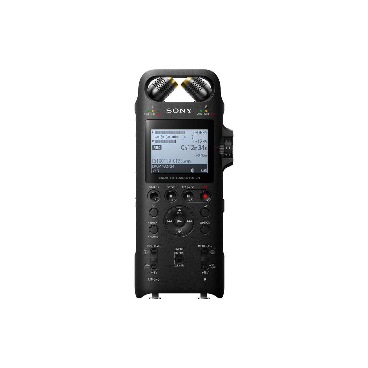 Sony PCM-D10 High-Resolution Audio Digital Recorder with 3-Way Adjustable Microphone