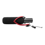 Comica CVM-V30-PRO-R Supercardioid Shotgun Microphone with3.5mm Jack, Red