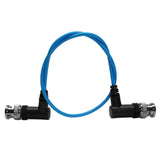Kondor Blue Ultra Thin Right Angle BNC 3G-SDI Video Cable 16-Inch