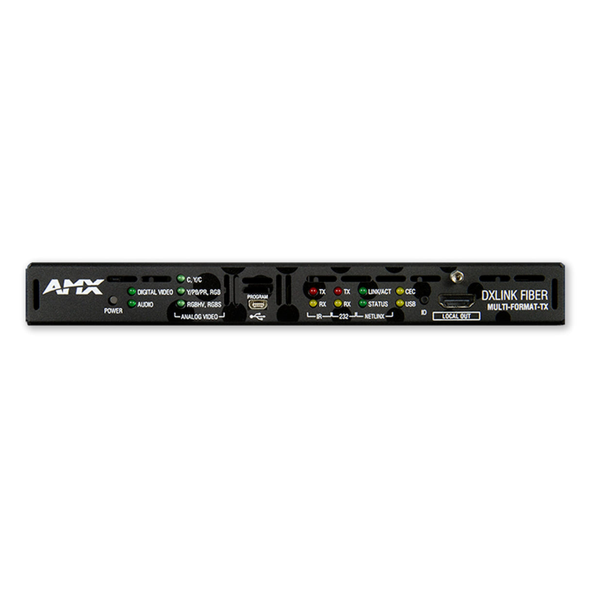 AMX DXF-TX-SMS DXLink Multi-Format Single Mode Fiber Transmitter, Simplex