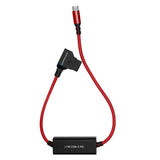 Kondor Blue 16-Inch D-Tap to USB-C Power Delivery Cable for R5C Cardinal Red