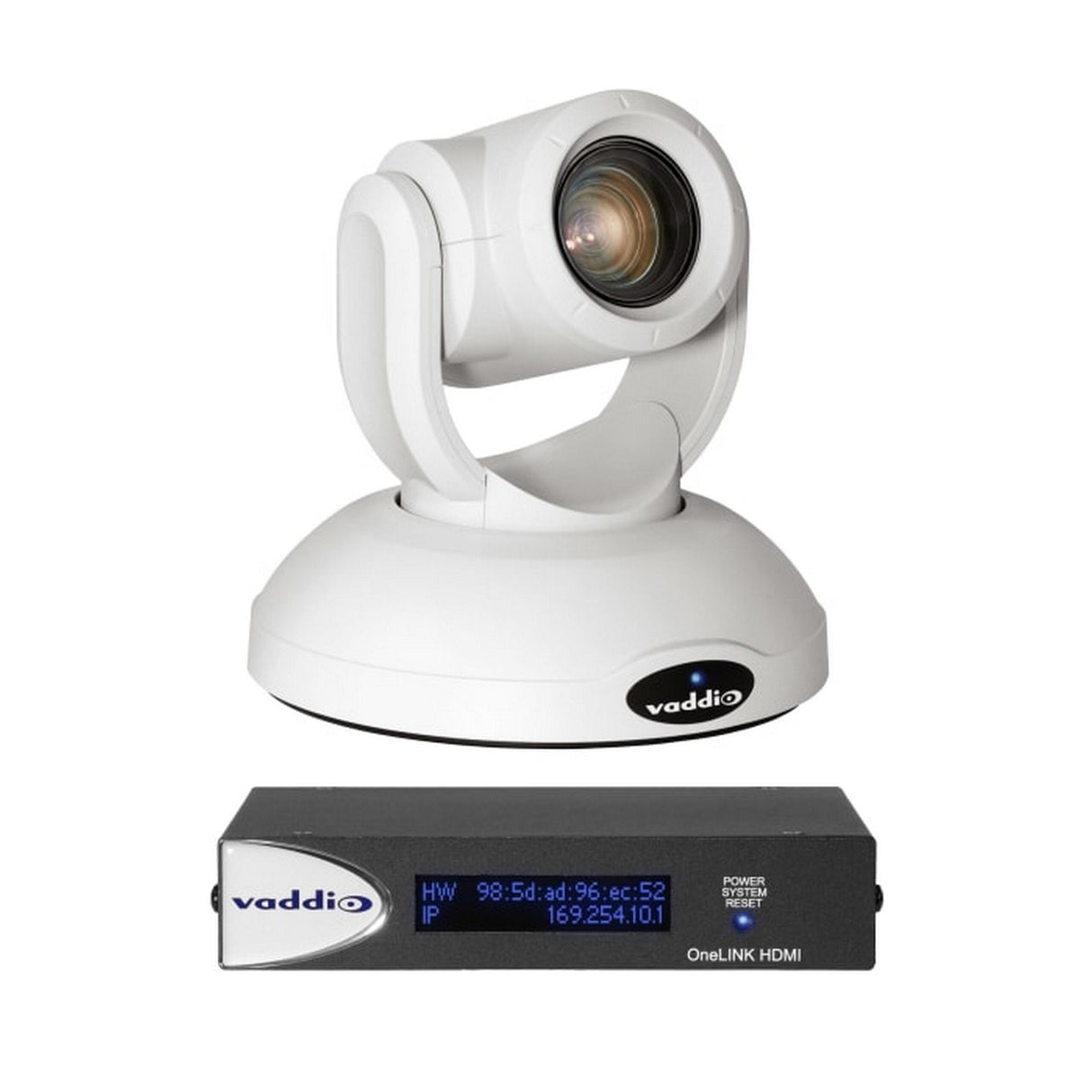 Vaddio RoboSHOT 20 UHD OneLINK HDMI PTZ Camera System, White