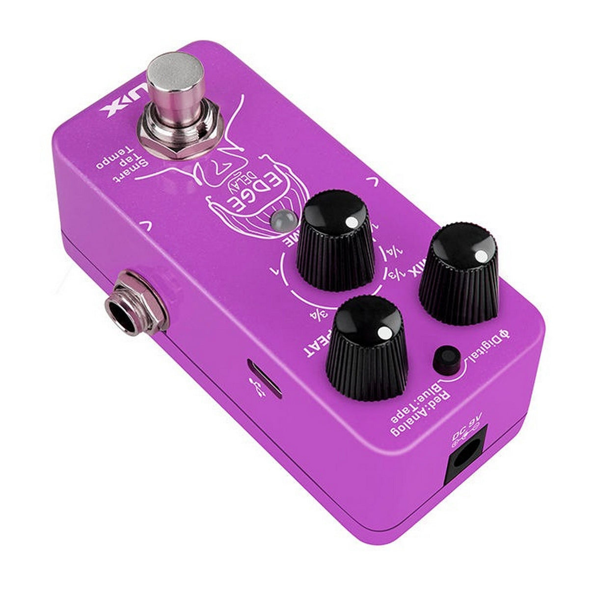 Nux Edge Delay Guitar Effects Pedal with Phi Digital Delay, Analog Delay, and Tape Echo