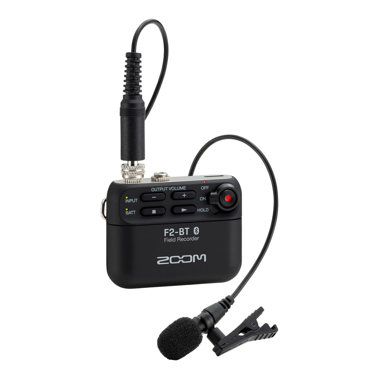 Zoom F2-BT Bluetooth Field Recorder with Lavalier Microphone