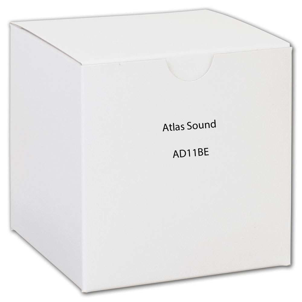 Atlas Sound AD-11BE Surface Mount Female Mic Flange, 5/8 Inch-27 Thread, Ebony