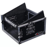 Odyssey 10U Top Slanted 4U Vertical Pro Combo Rack
