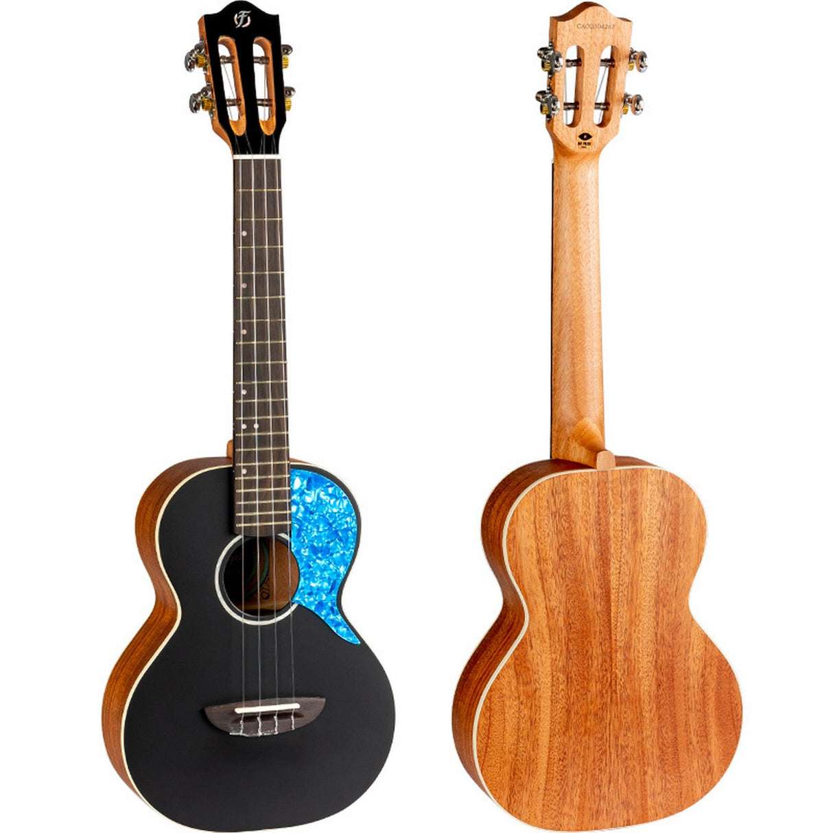 Flight Iris BK Baritone Solid Top Mahogany Ukulele