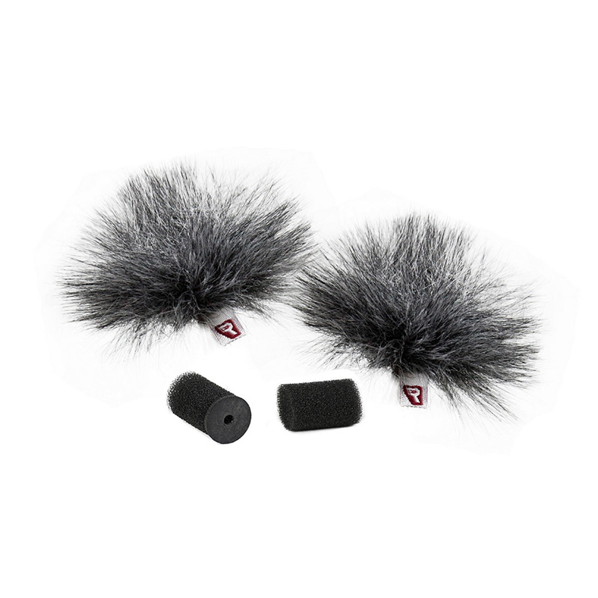 Rycote Ristretto Lavalier Windjammer, Pair, Grey