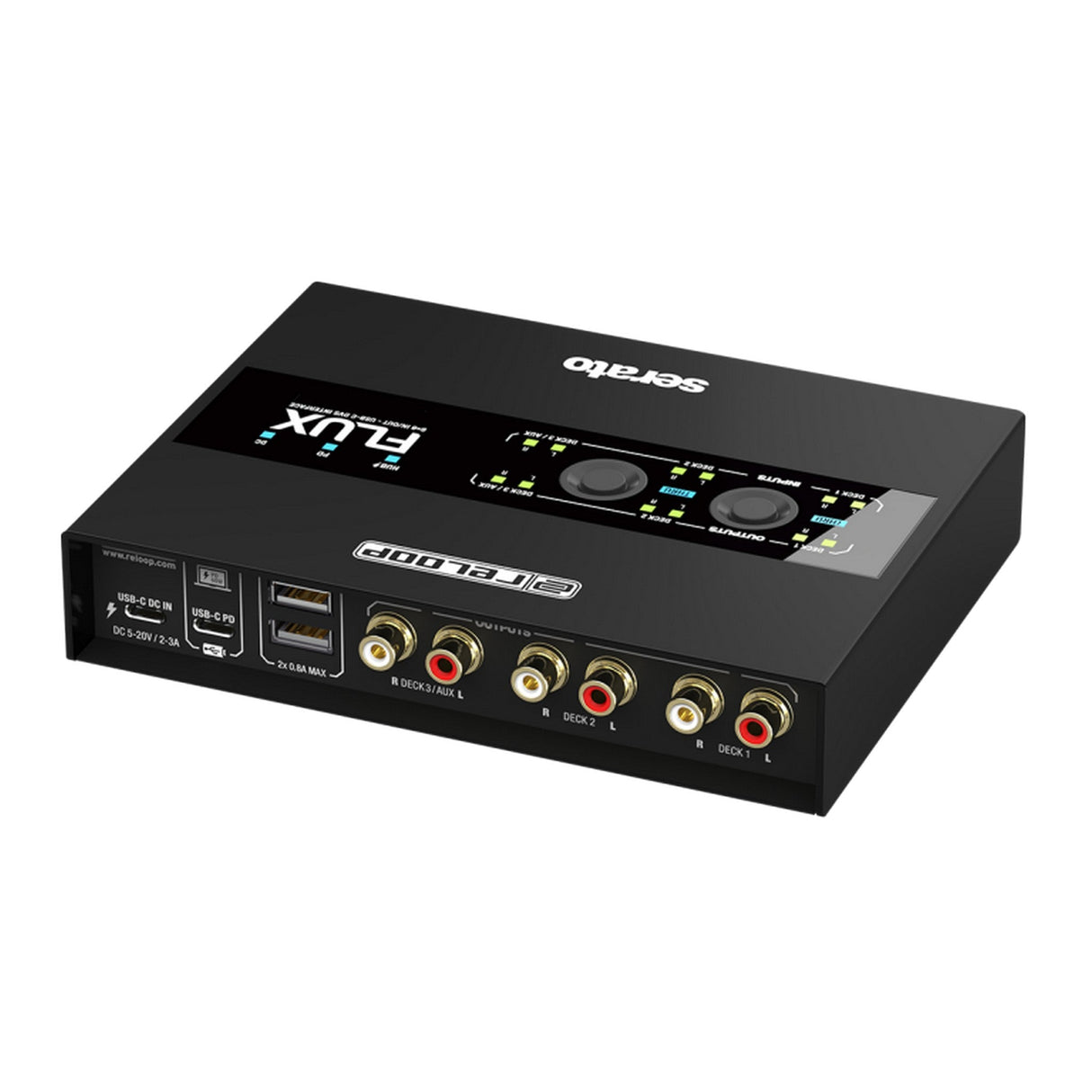 Reloop FLUX 6x6 In/Out USB-C DVS Interface for Serato DJ Pro