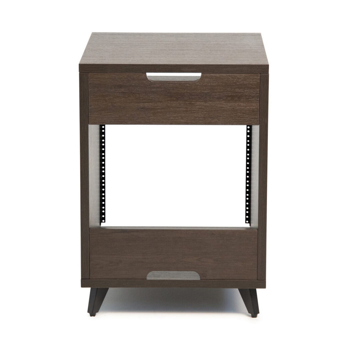 Gator GFW-ELITEDESKRK-BRN Elite Series Furniture Desk 10U Rack, Walnut Brown Finish