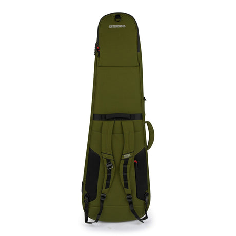 Gator G-ICONBASS-GRN ICON Series Gig Bag for Electric Bass Guitars Green - accessories