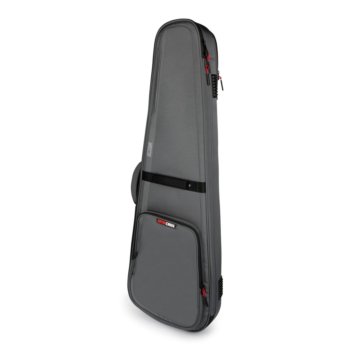Gator G-ICONELECTRIC-GRY ICON Series Gig Bag for Electric Guitars Grey - accessories