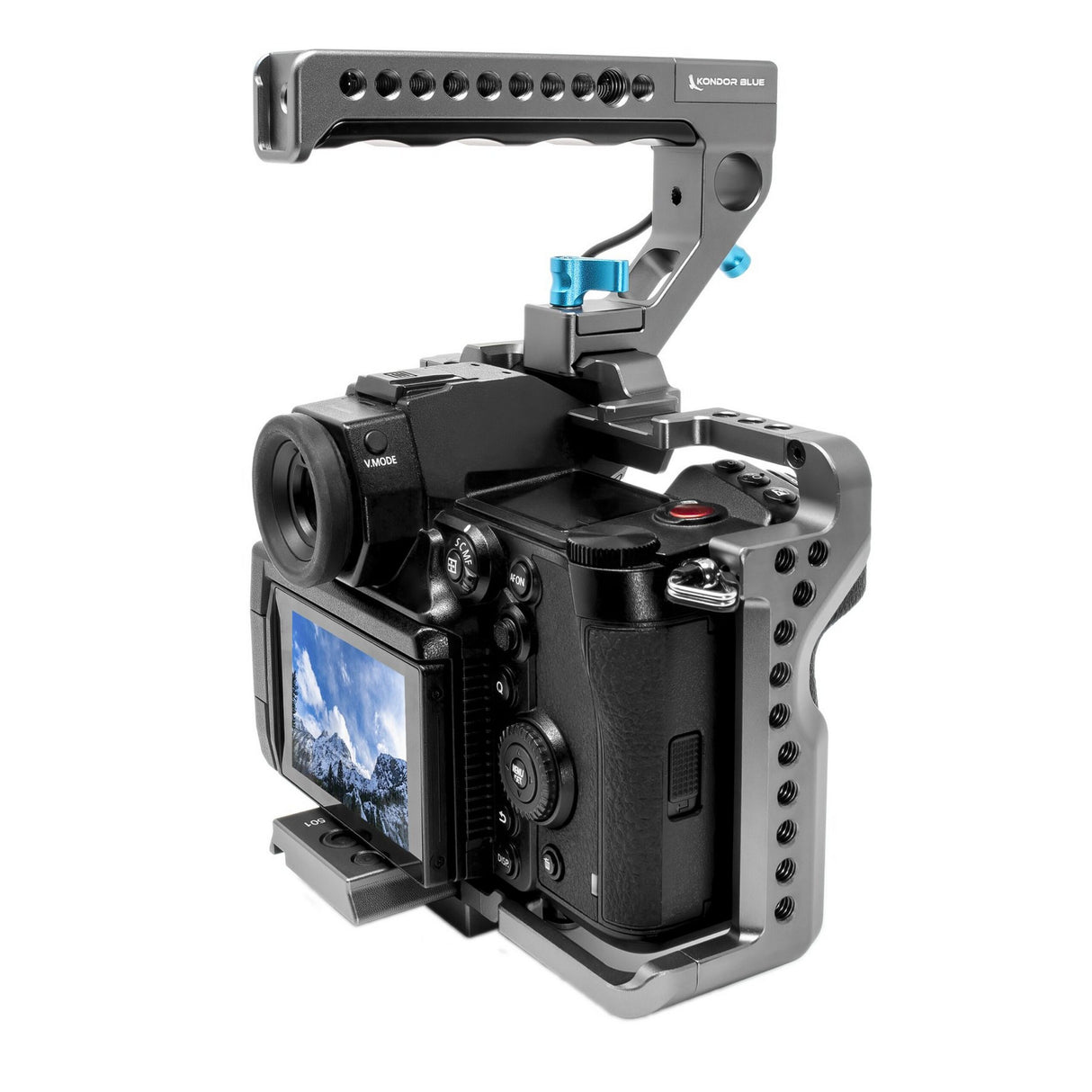 Kondor Blue S1H Panasonic Lumix S1/S1R/S1H Cage with Remote Trigger Handle