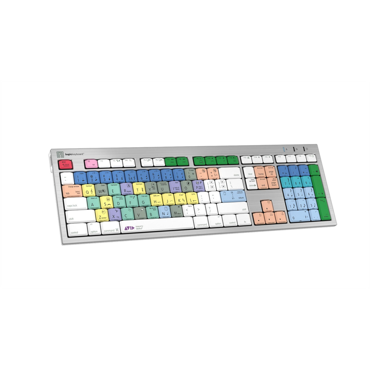 Logickeyboard LKB-SIB-CWMU-US Avid Sibelius 7 Mac ALBA  Shortcut Keyboard