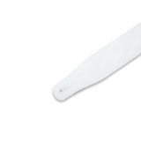 Levy's Tufted Guitar Strap, White, Silver