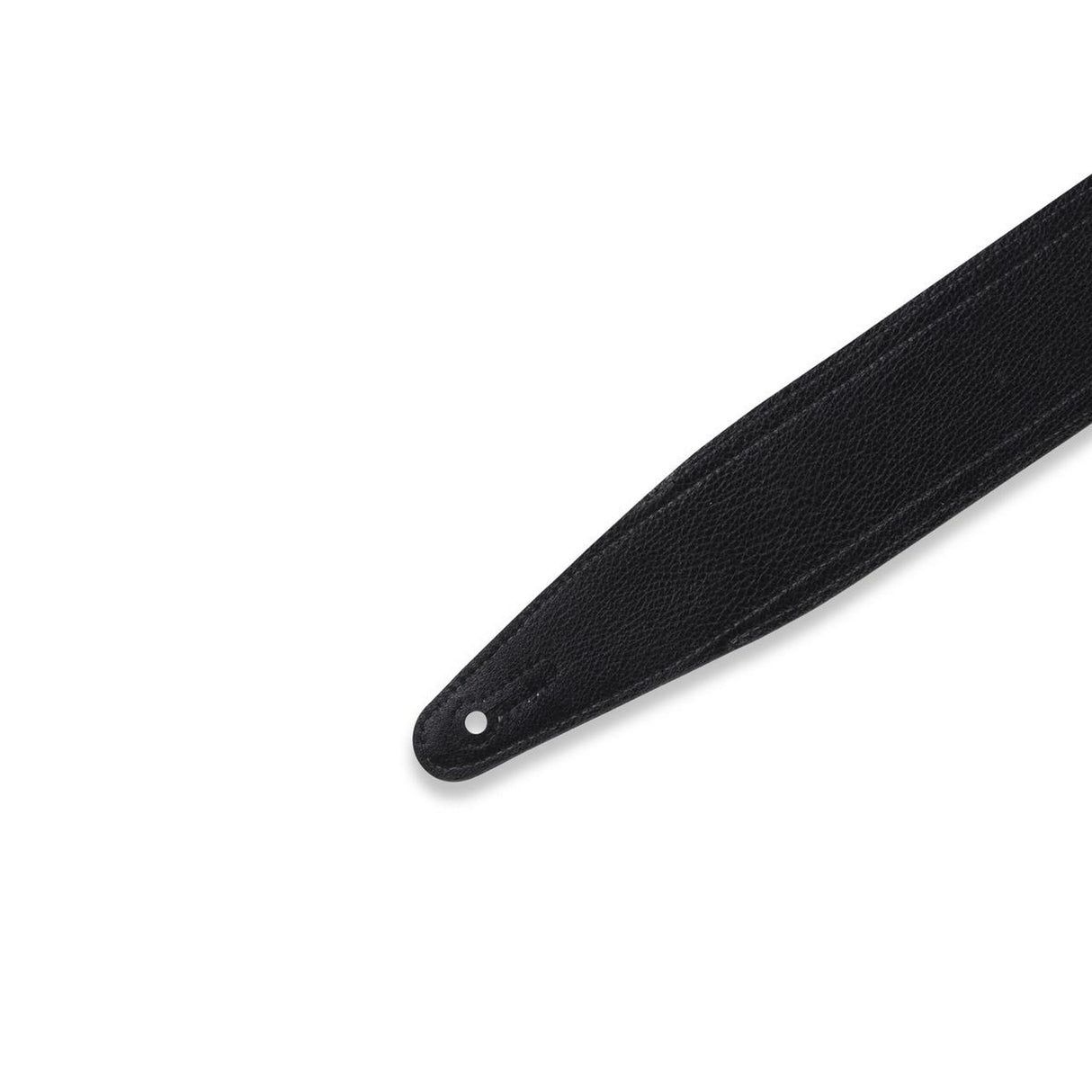 Levy's Double Racing Stripe Guitar Strap, White, Black