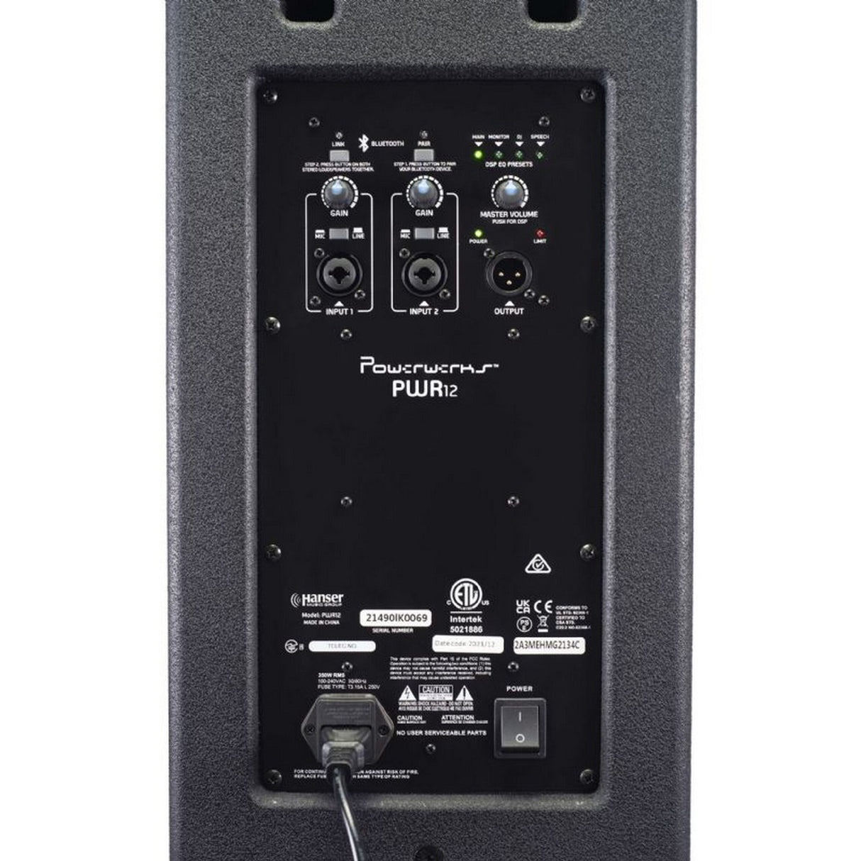 Powerwerks PWR12 1050-Watt 1 x 12-Inch 2-Channel Active Speaker