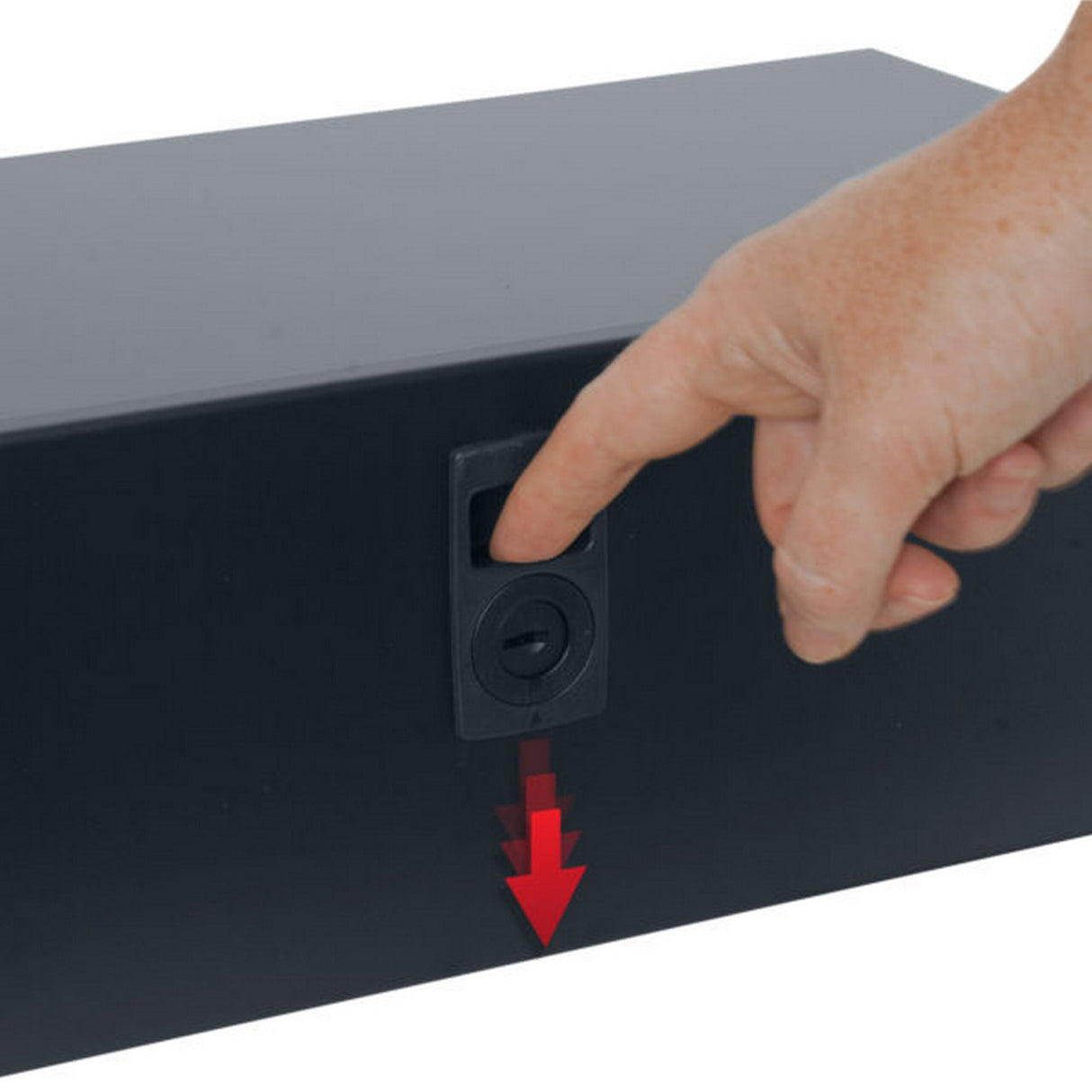 Lowell SBL-49 4U Storage Box with Lock