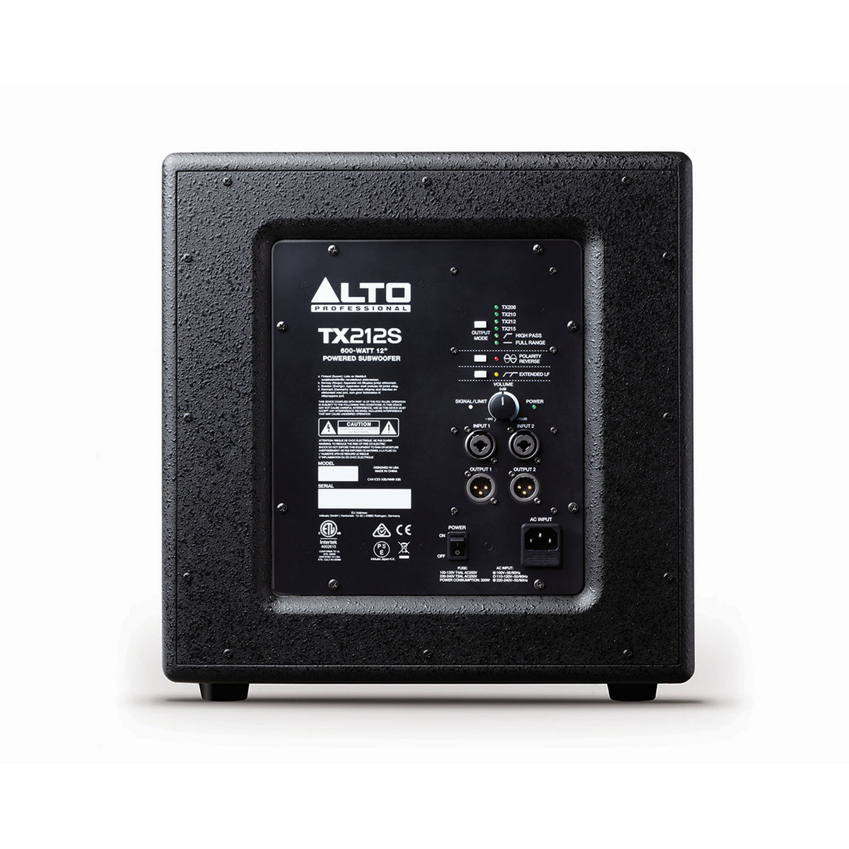 Alto Professional TX212S 900-Watt Dynamic 12-Inch Subwoofer