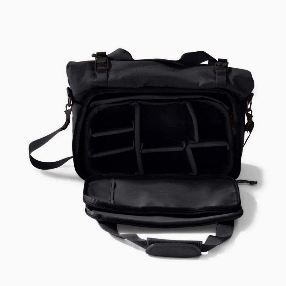 Langly Weekender Flight Bag With Camera Cube, Black