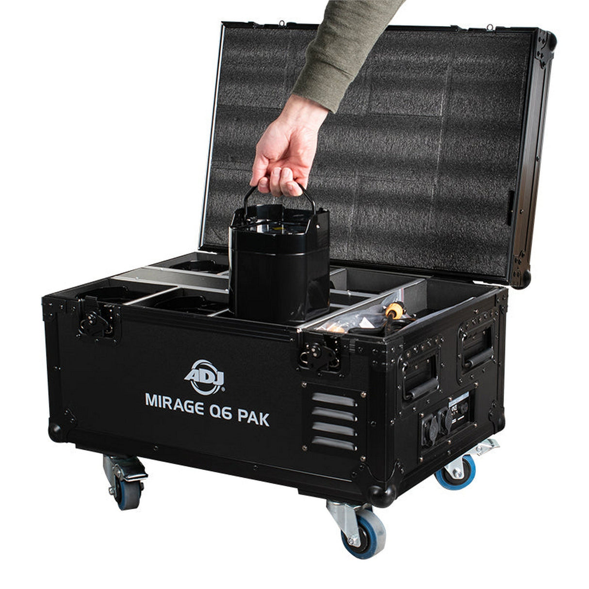 ADJ Mirage Q6 Pak Black Event Up Lighting System