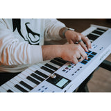 Arturia KeyLab Essential 88 mk3 88-Key MIDI Controller USB Keyboard, White (Used)