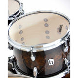 British Drum Co LEG-22-FS-WDG Legend Series Fusion 22 Kit, Windsor Dark Ultra Finish