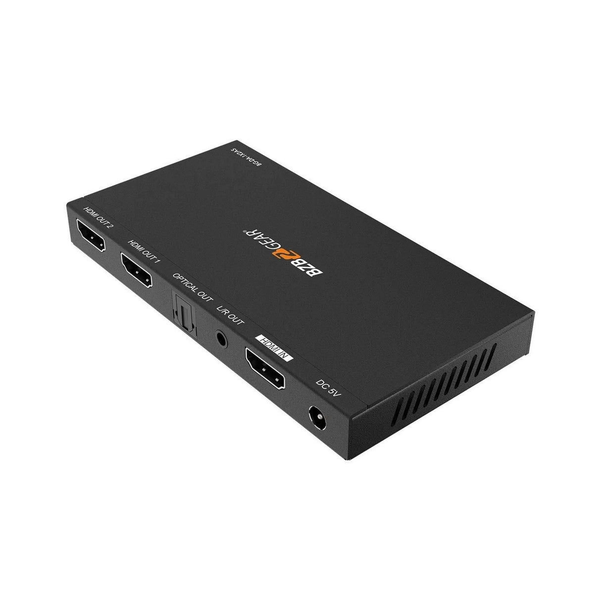 BZBGEAR BG-DA-1X2AS 2-Port 4K 60Hz HDMI Splitter with Down-Scaler