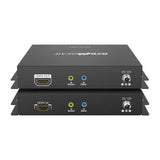 BZBGEAR BG-UHD-18GFE 4K HDMI USB KVM Extender Kit Over Fiber