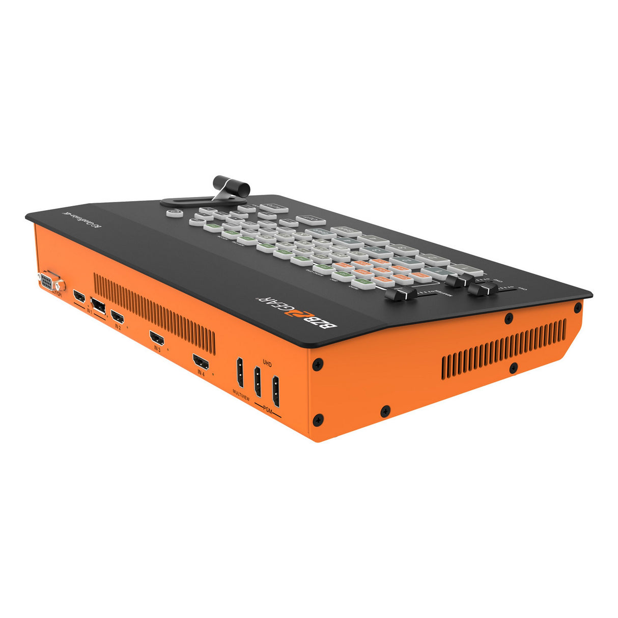 BZBGEAR BG-QuadFusion-4K 4-Channel 4K UHD Live Streaming HDMI/DP Switcher Mixer with PIP and USB 3.0 Capture Card
