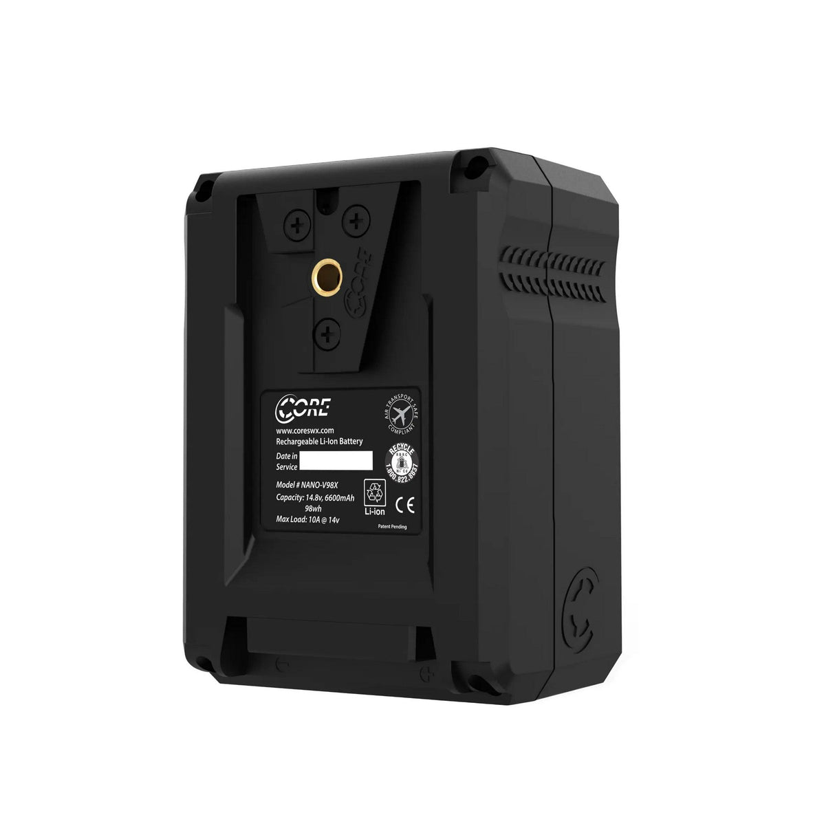 Core SWX NANO-V98X V98 Micro 98Wh Li-Ion Battery, V-Mount