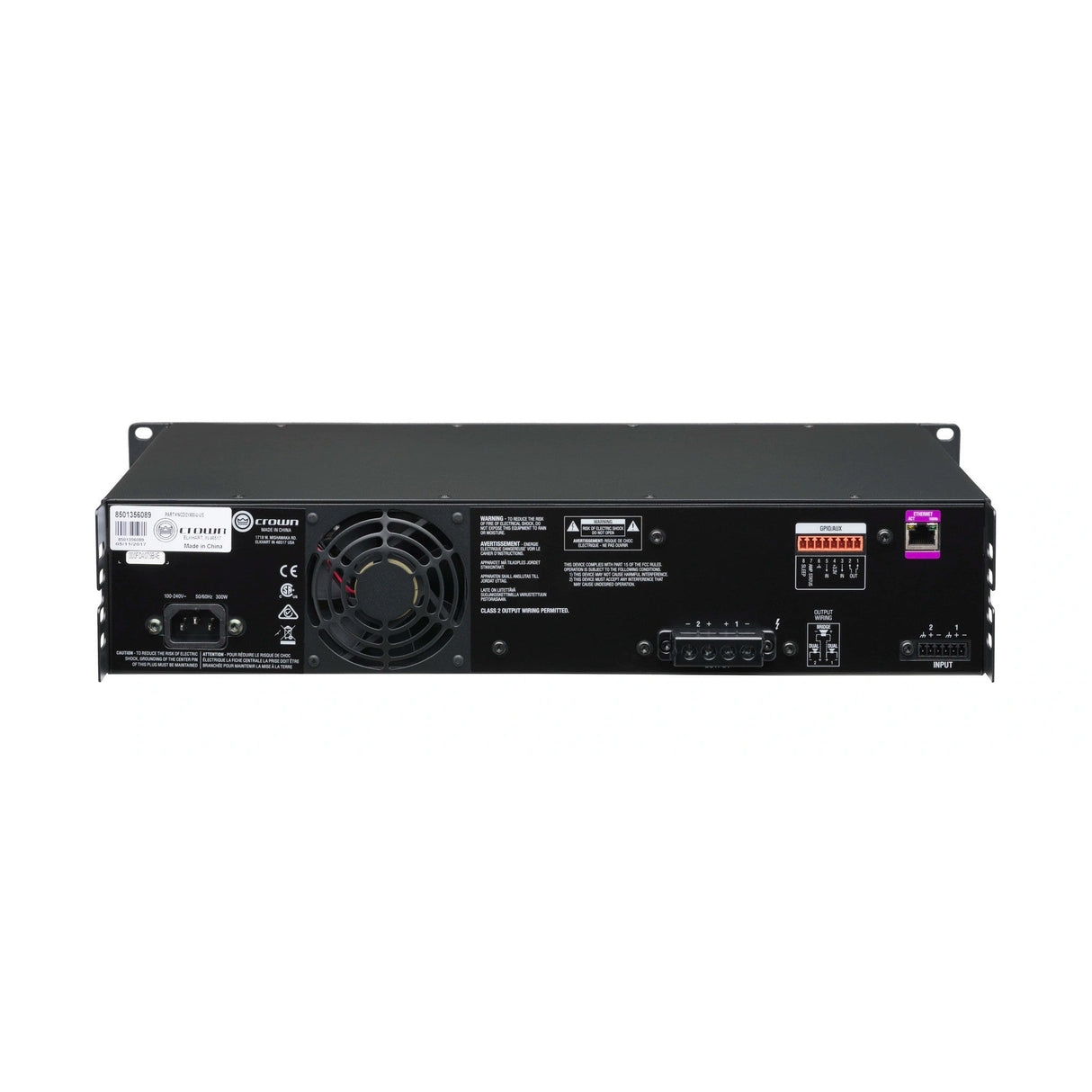 Crown CDi2x600BL 600W 2-Channel Analog Power Amplifier