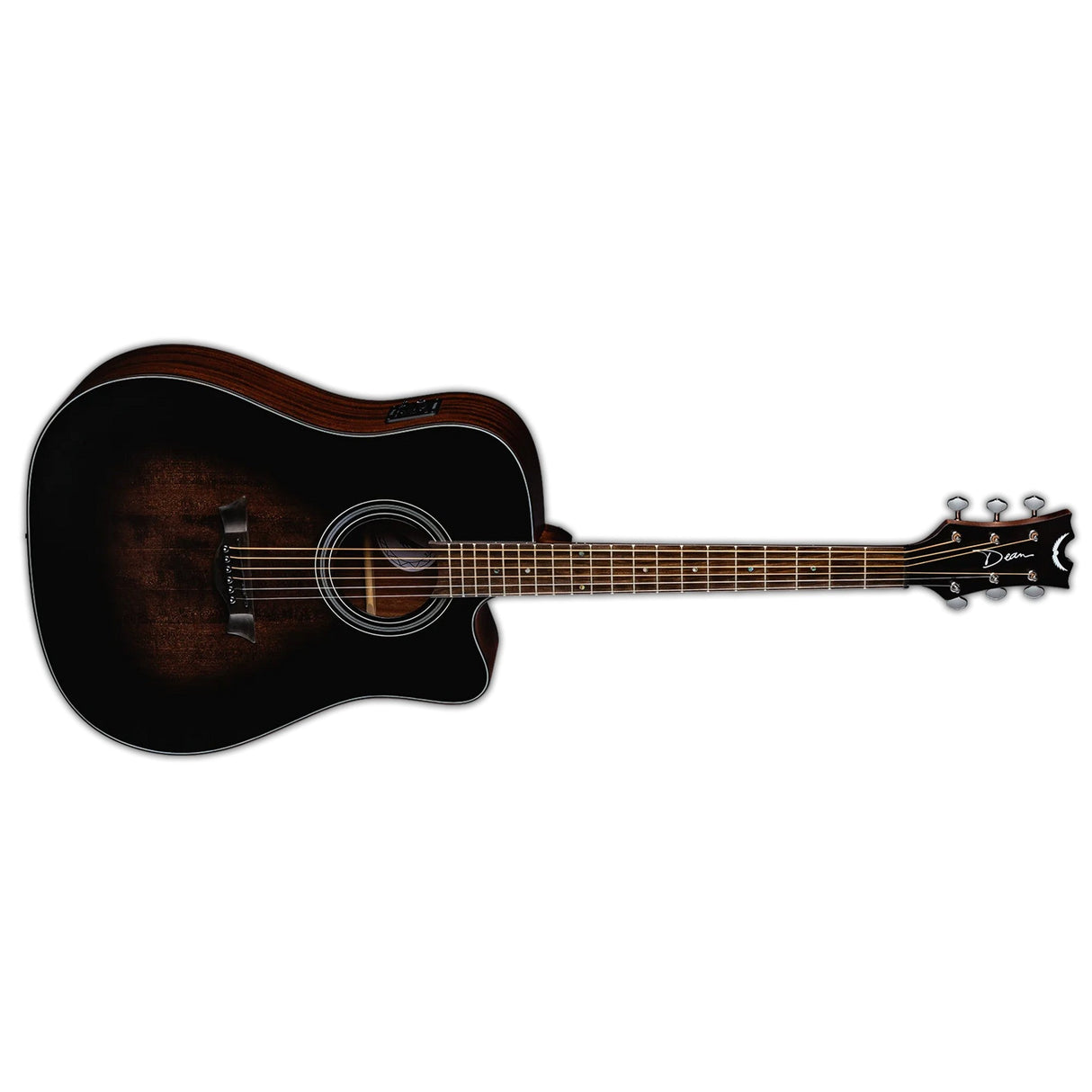 Dean Guitars ST Augustine Dreadnaught Vintage Burst Mahogany Acoustic Guitar - guitar