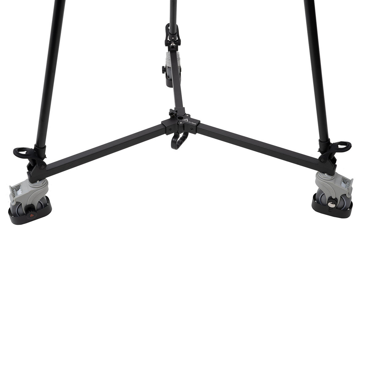 E-Image EI-7100-AAD 2-Stage Aluminum 100mm Fluid Head Tripod Kit with Dolly