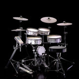 EFNOTE 3 Acoustic Designed Electronic Drum Set, White / Sparkle