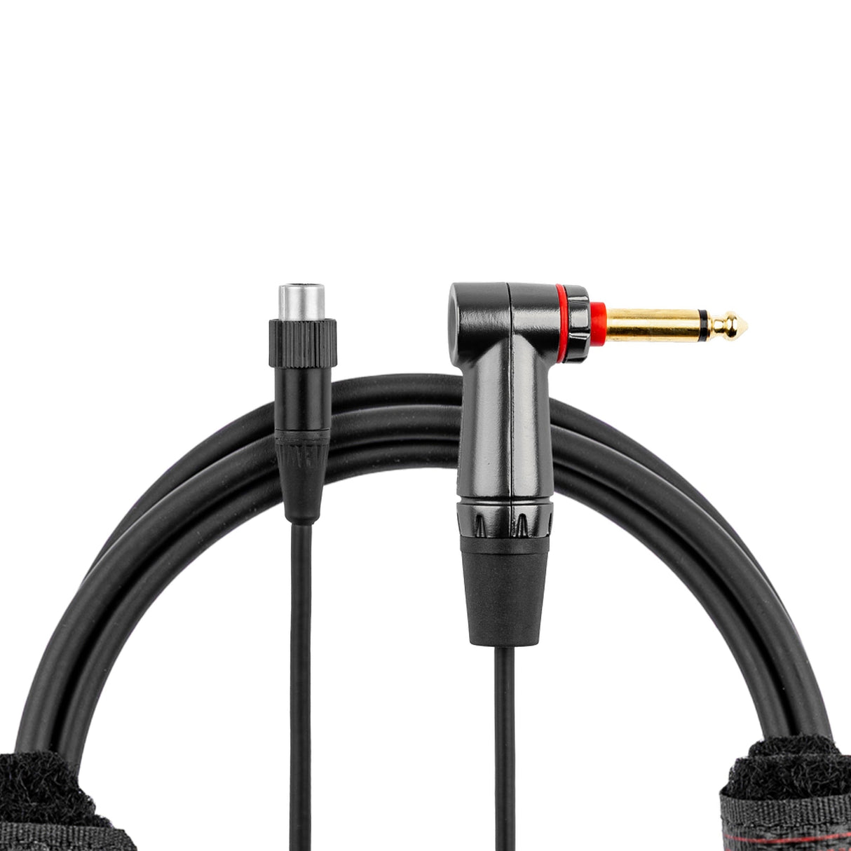 Gator Cableworks GCWH-TA4F-3RAQT Right Angle Quiet 1/4" to TA4F Instrument Cable, 3-Feet