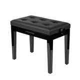 Gator Frameworks GFW-KEYBENCH-HABK Deluxe Height Adjustable Piano Bench