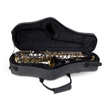 Gator GL-ALTOSAX-S23 Adagio Series Shaped EPS Polyfoam Lightweight Case for Eb Alto Saxophone