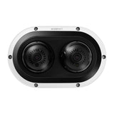 Hanwha PNM-7082RVD P-Series 2MP IR Outdoor Vandal-Rated WDR IP Dome Camera, 3-6mm Lens, White