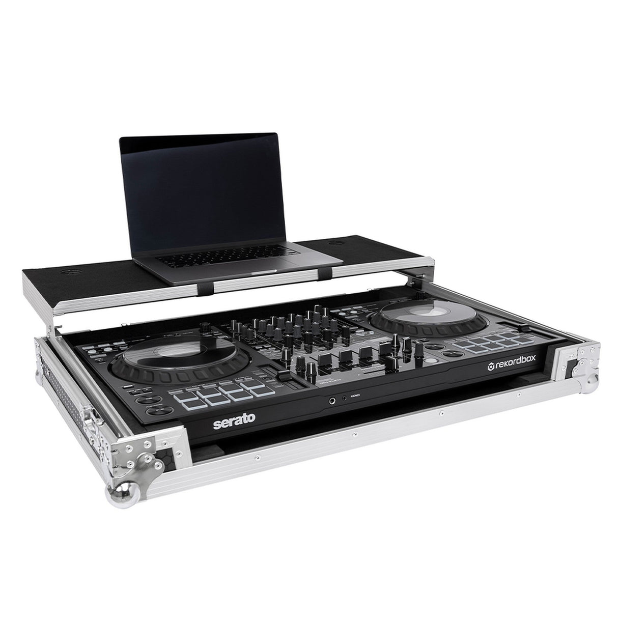 Headliner Road Case for Pioneer DJ DDJ-FLX10 or DDJ-1000SRT with Laptop Platform