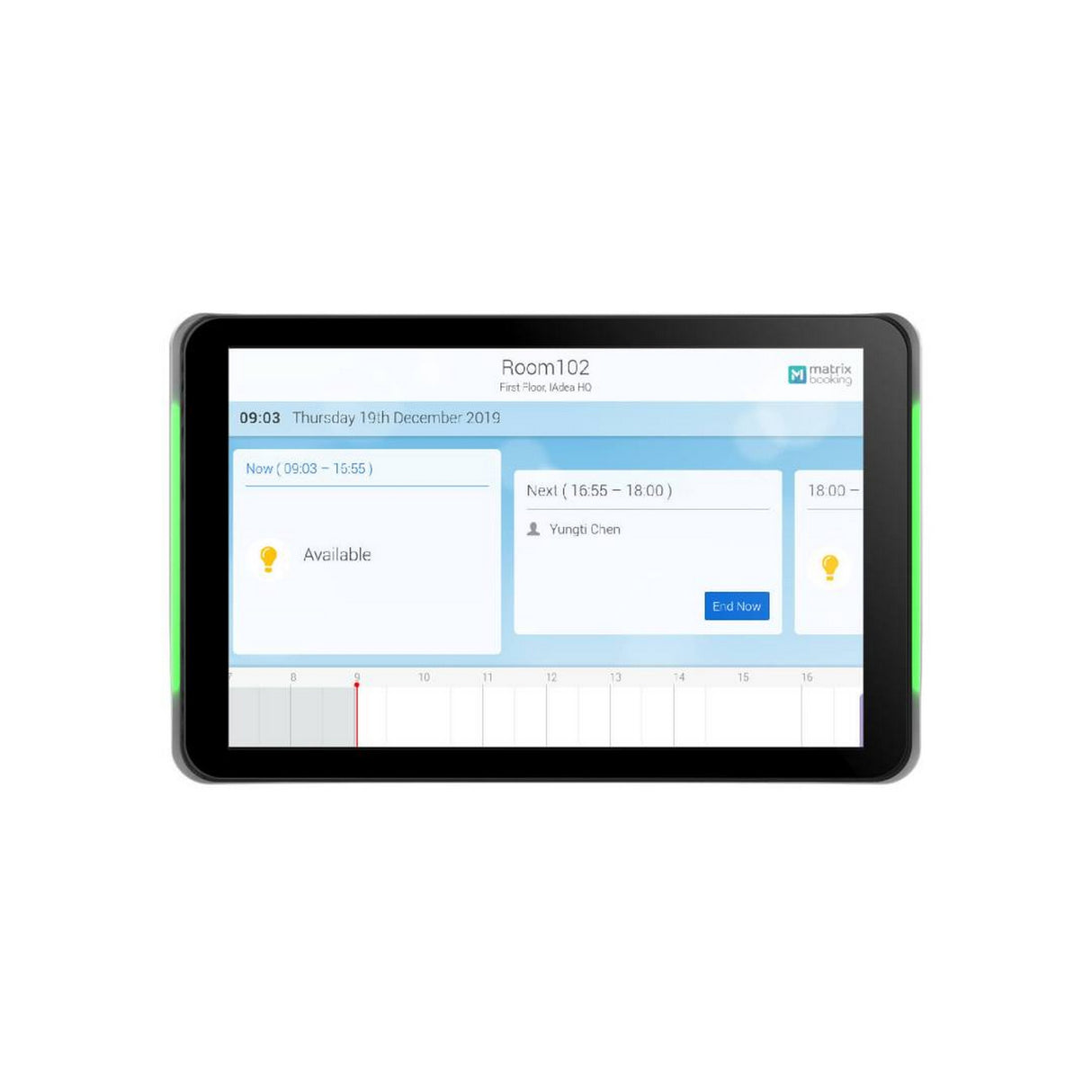 IAdea XDS-1078-A9 Advanced 10.1-Inch Interactive Room Panel Display
