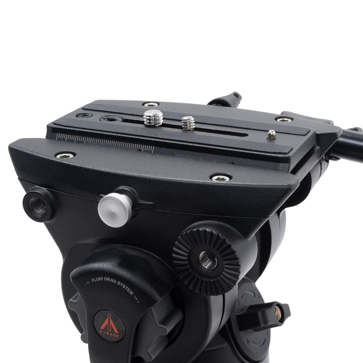 Ikan EG780A2D 2-Stage Aluminum Fluid Head Tripod Kit with Dolly and Adjustable Drag<