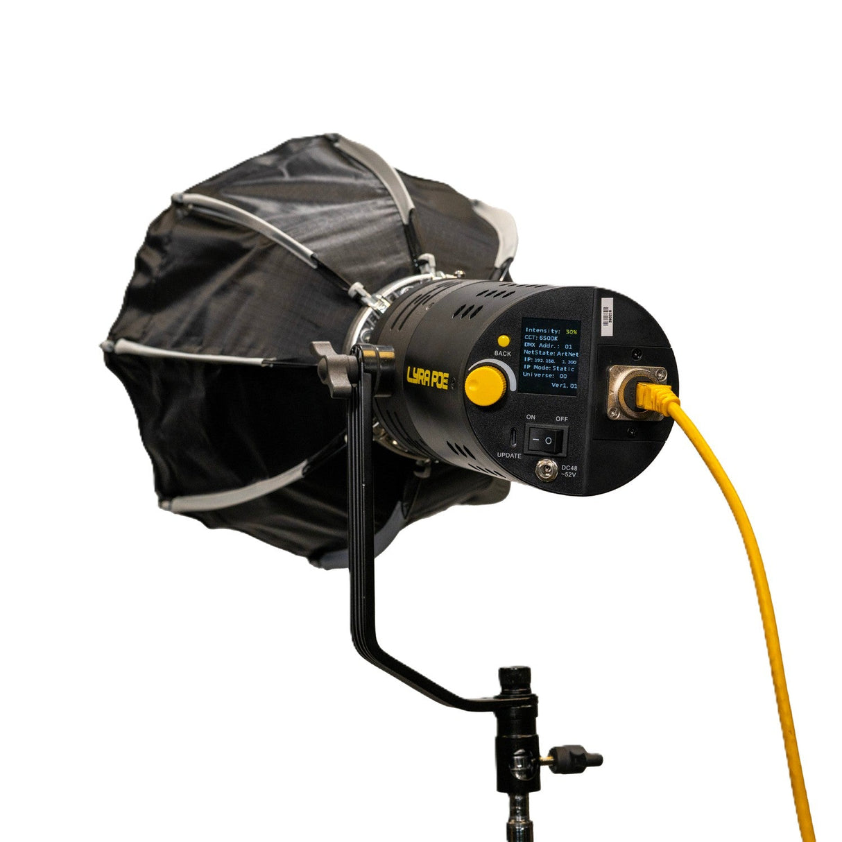 Ikan LBF60B-POE Lyra PoE Bi-Color Mini-Bowen Studio LED Light