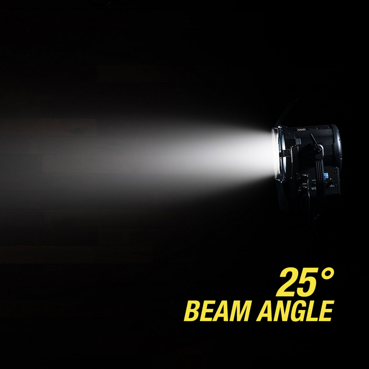 Ikan WS-F150 150W 5600K White Star Fresnel LED Light with DMX, 6-Inch