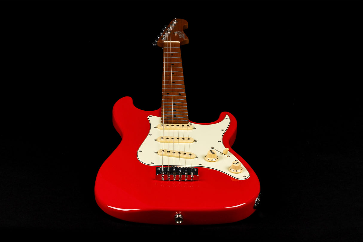 Jet Guitars JS-300 Mini Red Electric Guitar, Red