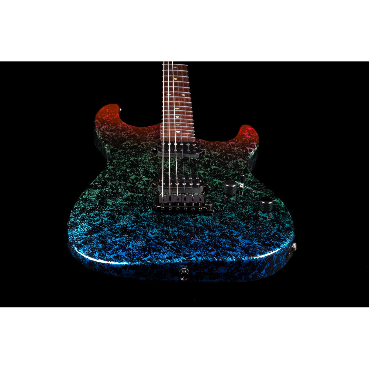 JET Guitars JS-50 Art Blue Elite Electric Guitar, 6-String