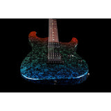 JET Guitars JS-50 Art Blue Elite Electric Guitar, 6-String