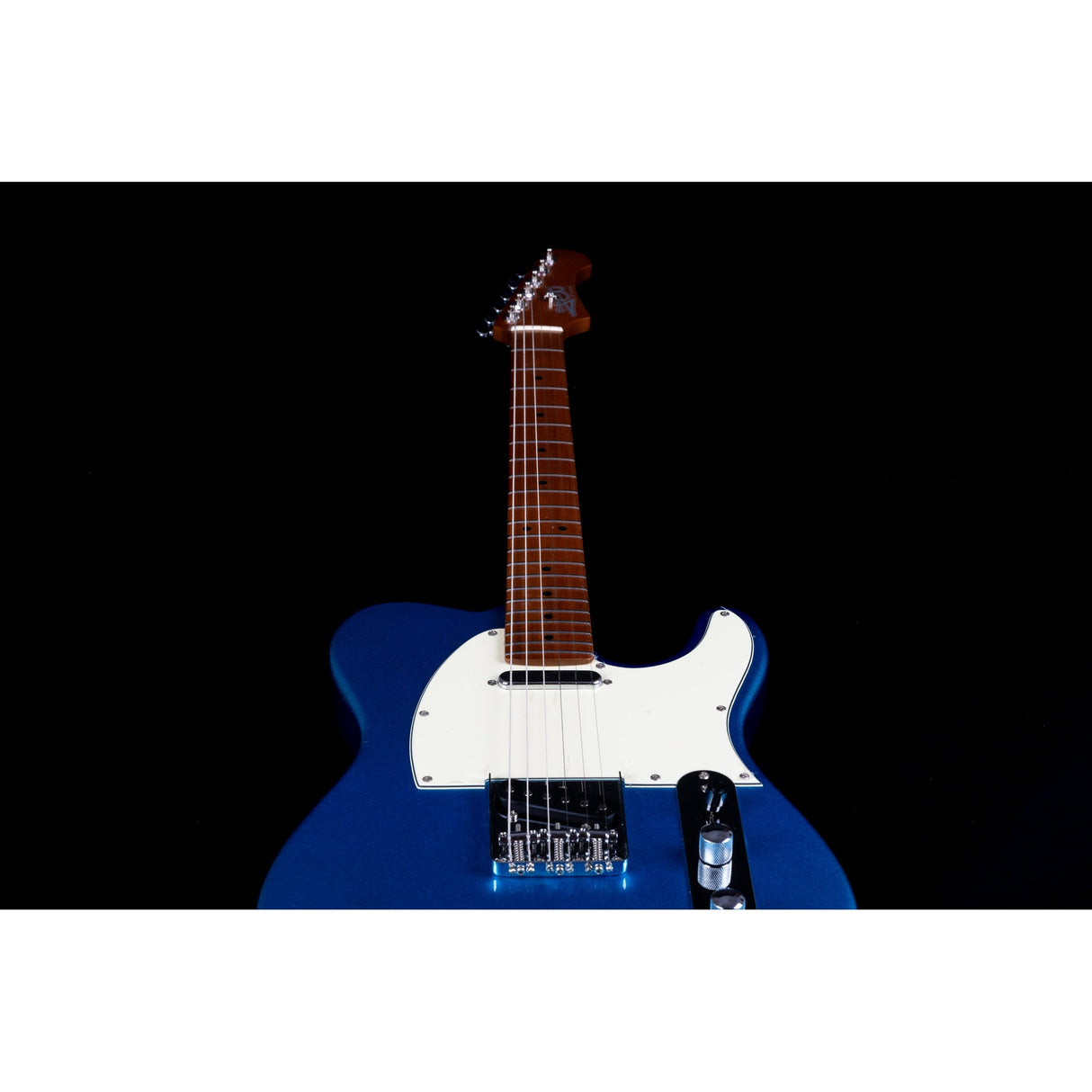 Jet Guitars JT-300 Canadian Roasted Maple Basswood Electric Guitar with SS Ceramic Pickup, Lake Placid Blue