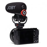 Joby Wavo PLUS Black/Red Shotgun Microphone for Content Creators